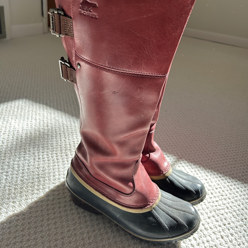 Sorel Slimpack Tall Riding Boots Winter Classic Rare! Women’s 10 40 - Picture 3 of 6